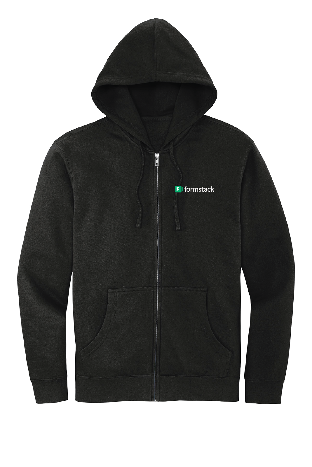 Formstack Black - District® Re-Fleece™ Full-Zip Hoodie